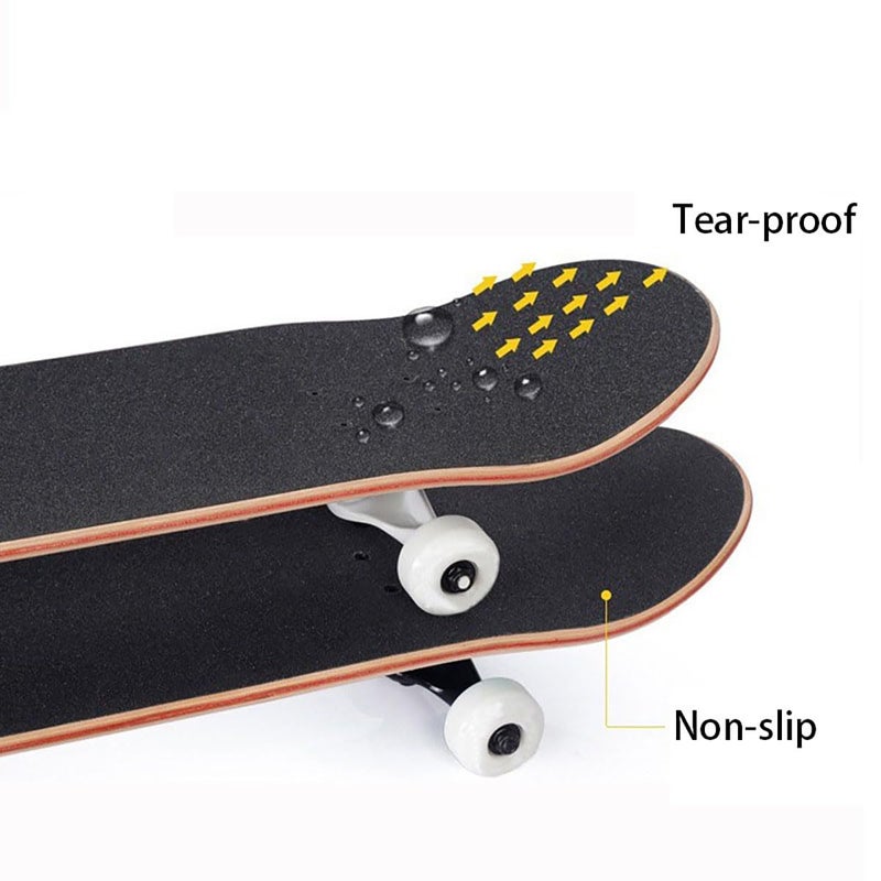 YIYIMIMO 2 Pcs Professonal Skateboard Grip Tape 33" x 9" Size with No Air Bubble Function for Both Beginners and Experienced Skaters - Image 4